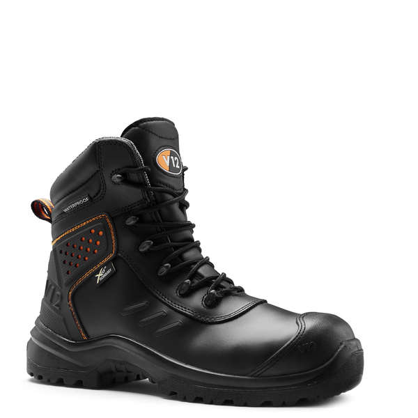 V12 Footwear V1750 Defender STS S3 AN WR SRC Black Safety Boot