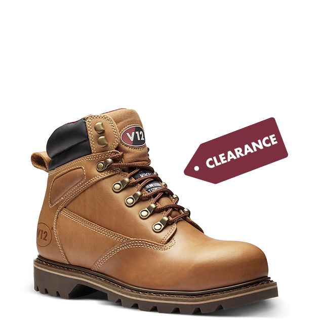 V12 Footwear V1244 Mohawk SBP HRO SRA Light Brown Safety Boot