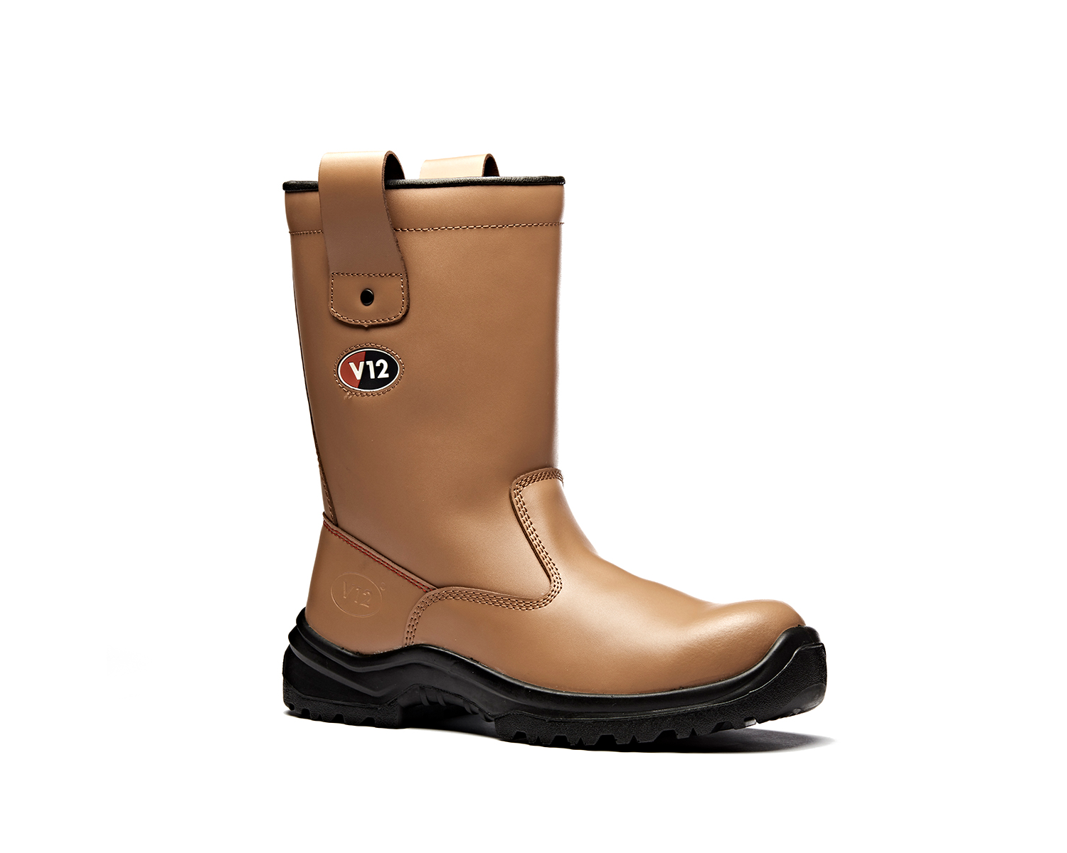 V12 Footwear V6816.01 Polar STS S1P CI SRC Brown Safey Rigger Boot