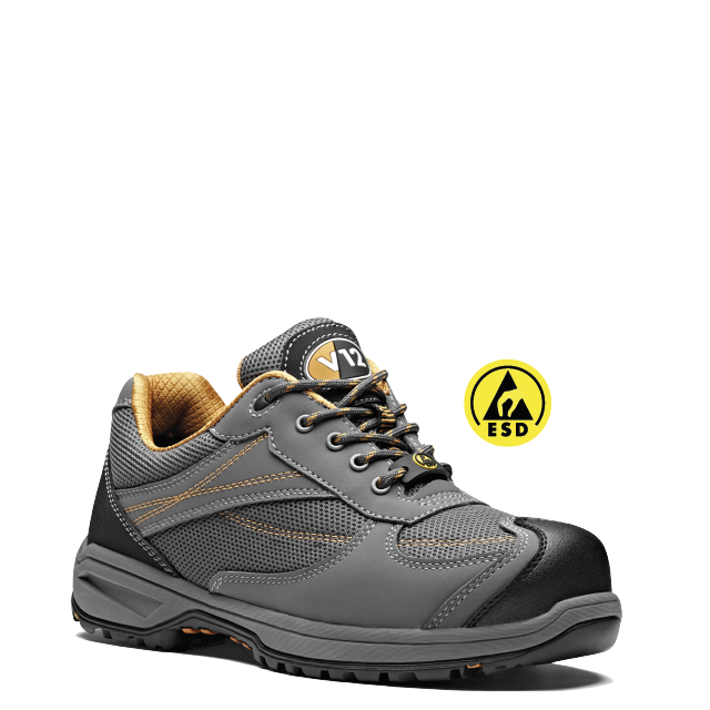 V12 Footwear V1930 Turbo IGS S1P HI HRO ESD SRC Grey Safety Boot