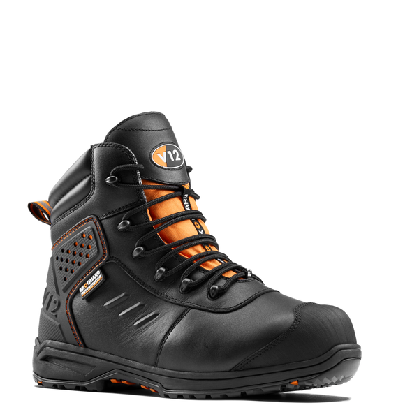 V12 Footwear V2180 Invincible IGS S3 AN HRO M WR SRC Black Safety Boot